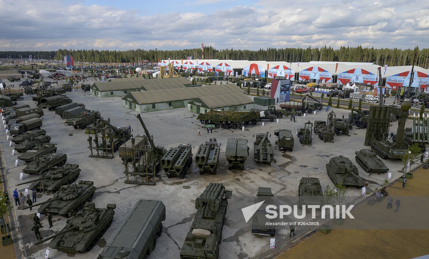 Opening of International Military-Technical Forum ARMY-2015