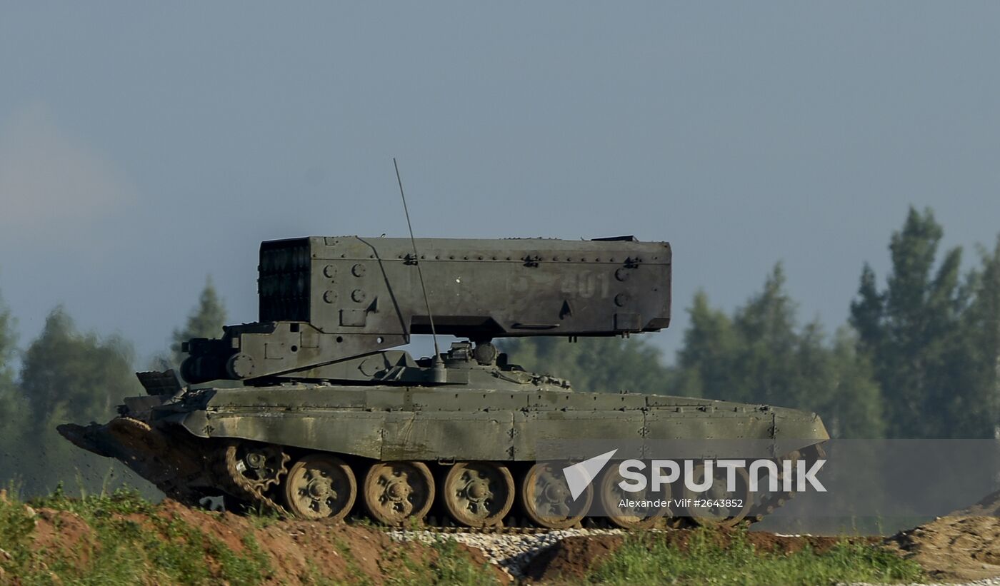 Demonstration program of Army-2015 International Military-Technical Forum