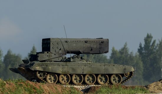 Demonstration program of Army-2015 International Military-Technical Forum