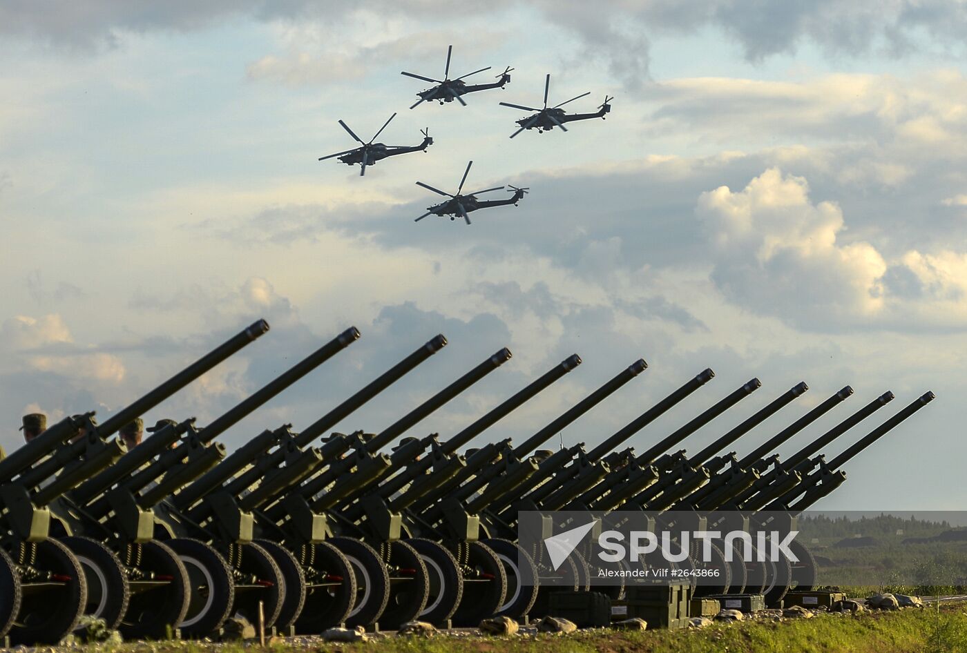 Demonstration program of Army-2015 International Military-Technical Forum