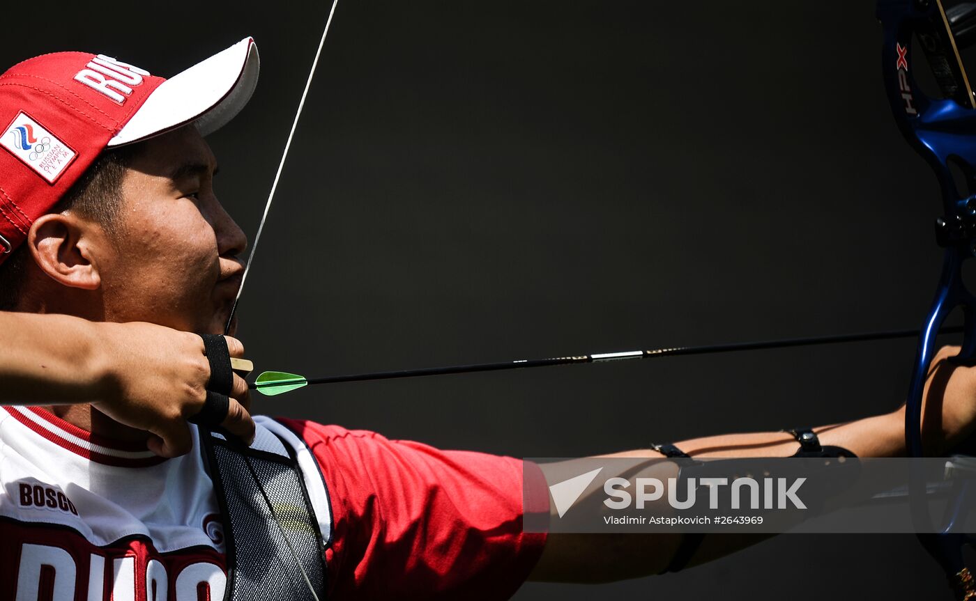 1st European Games. Archery