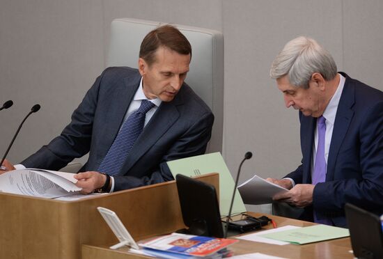 State Duma plenary session