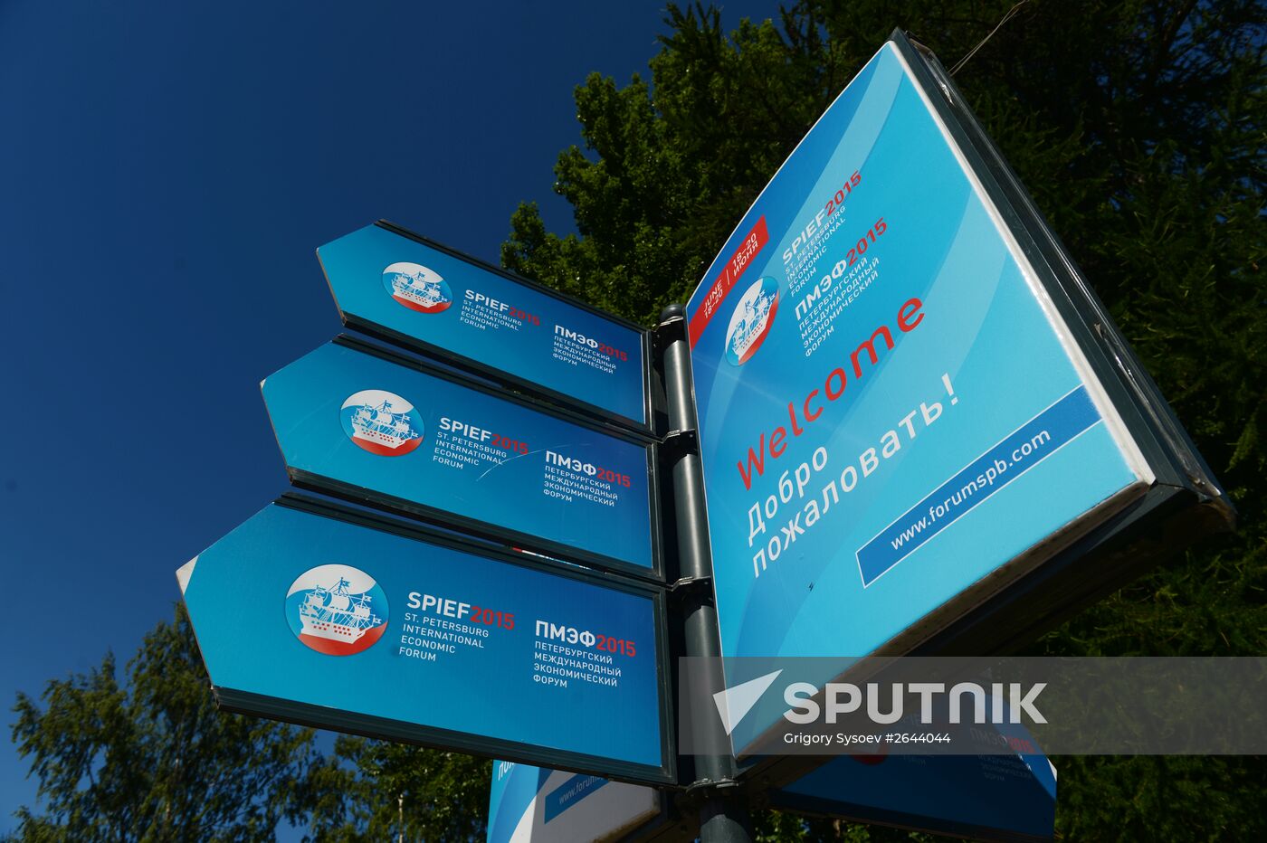 Preparation for St. Petersburg International Economic Forum