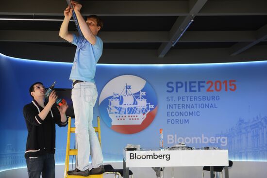 Preparation for St. Petersburg International Economic Forum