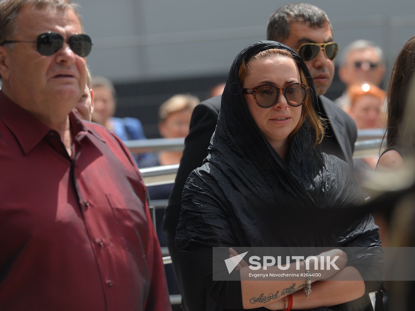 Paying last respects to Zhanna Friske