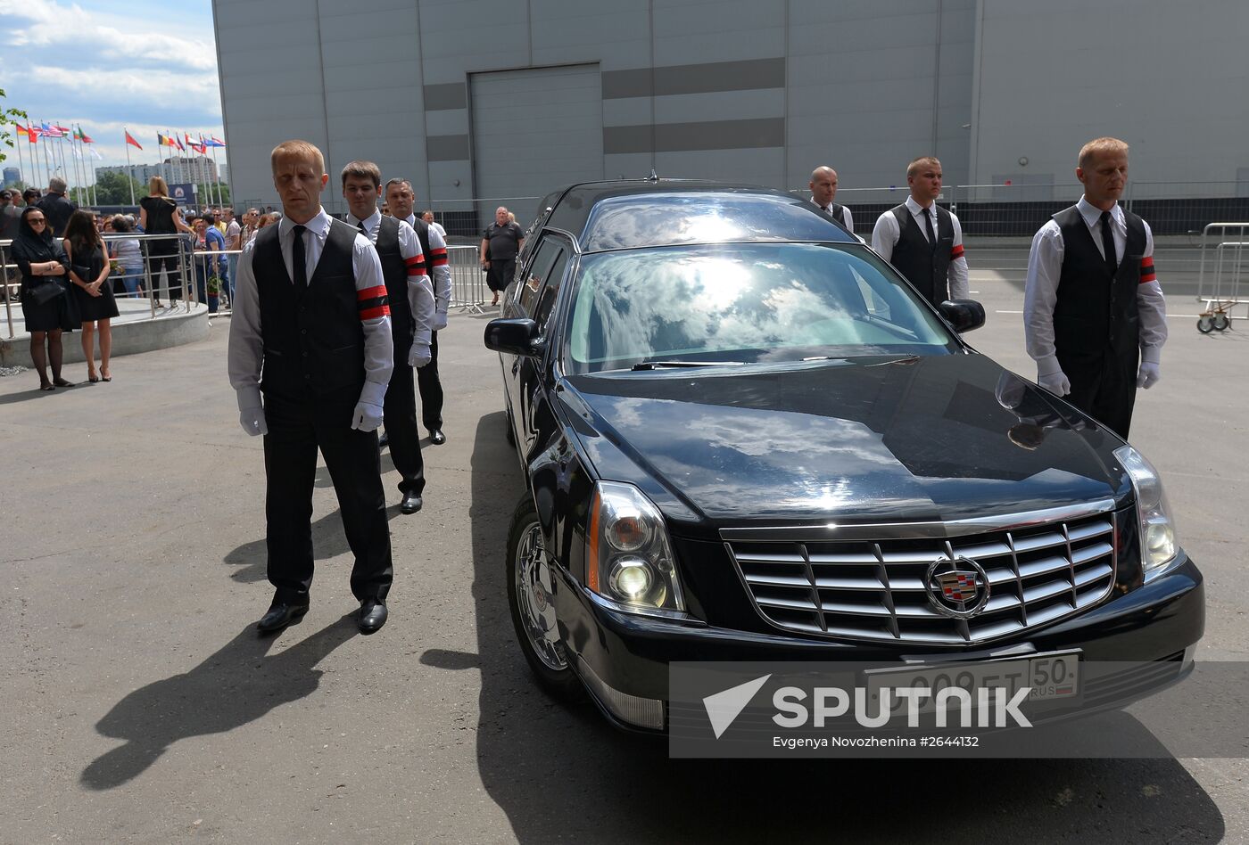 Paying last respects to Zhanna Friske