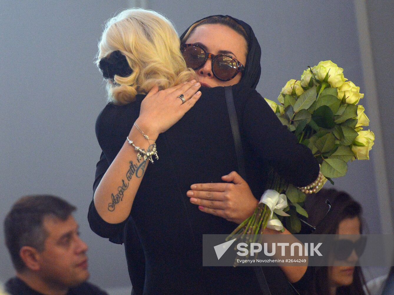Paying last respects to Zhanna Friske