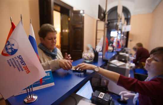 Preparation for St. Petersburg International Economic Forum