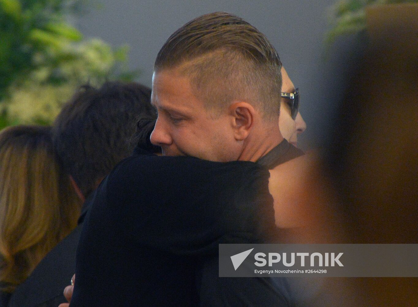 Paying last respects to Zhanna Friske