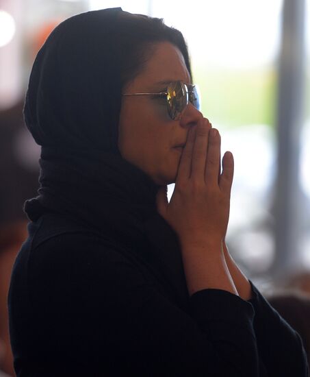 Paying last respects to Zhanna Friske