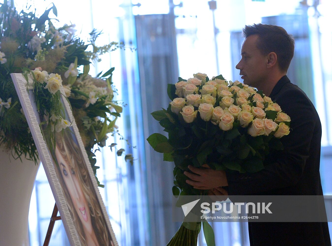 Paying last respects to Zhanna Friske