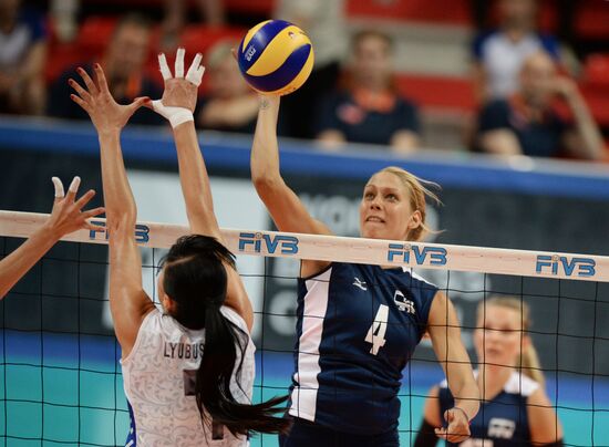 Boris Yeltsin Volleyball Cup. Russia vs. Israel