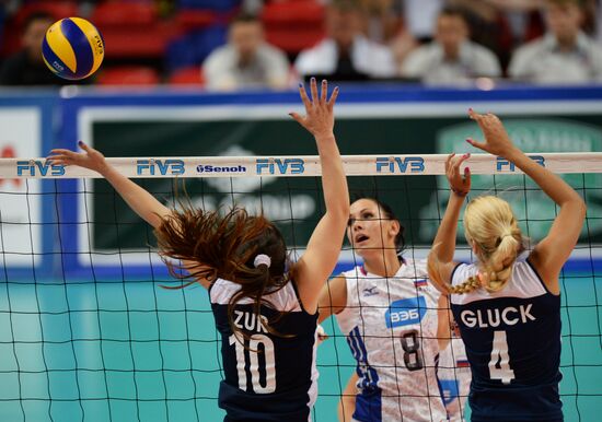 Boris Yeltsin Volleyball Cup. Russia vs. Israel