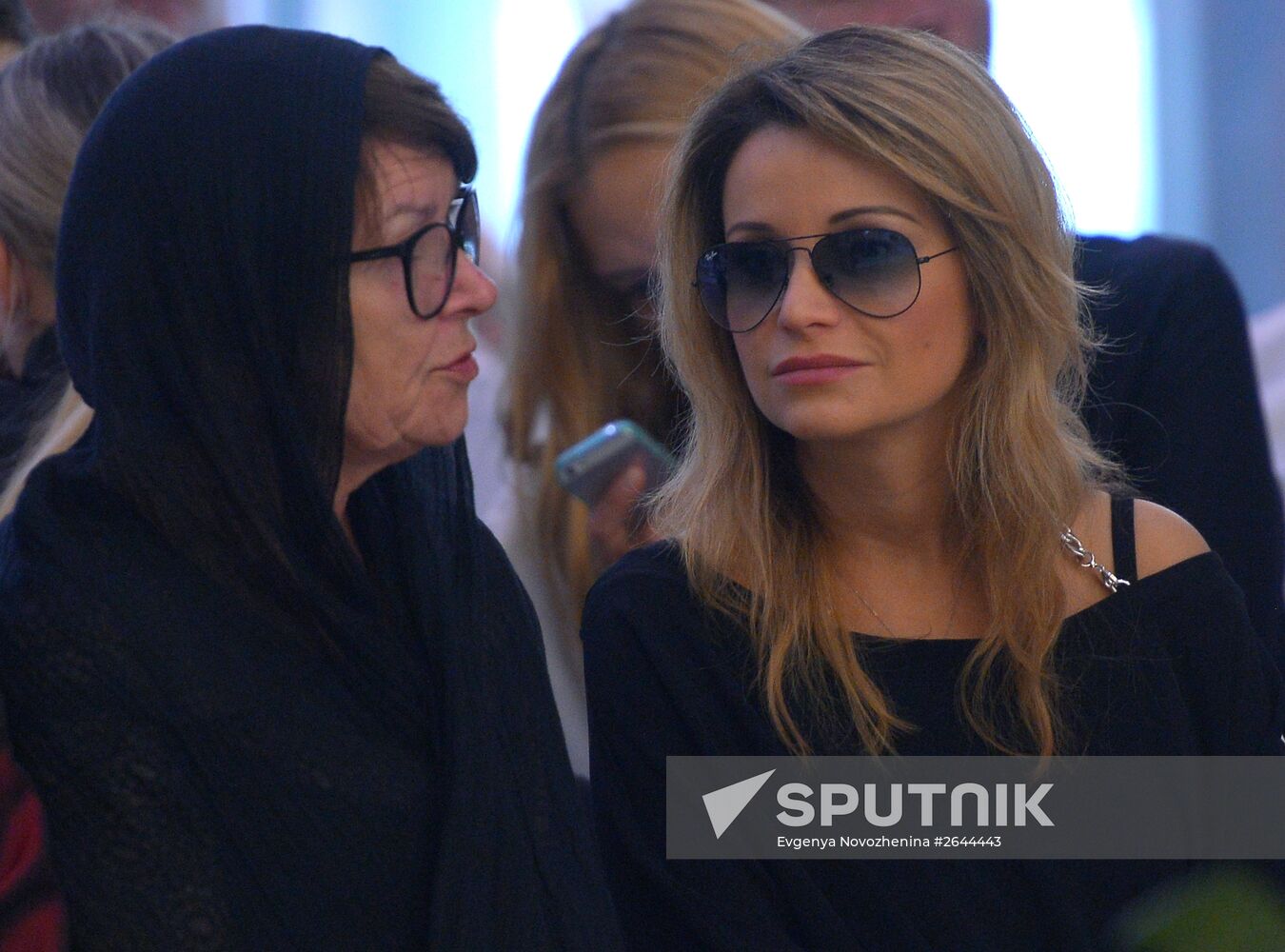 Paying last respects to Zhanna Friske