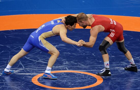 2015 European Games. Men's freestyle wrestling. Day 1