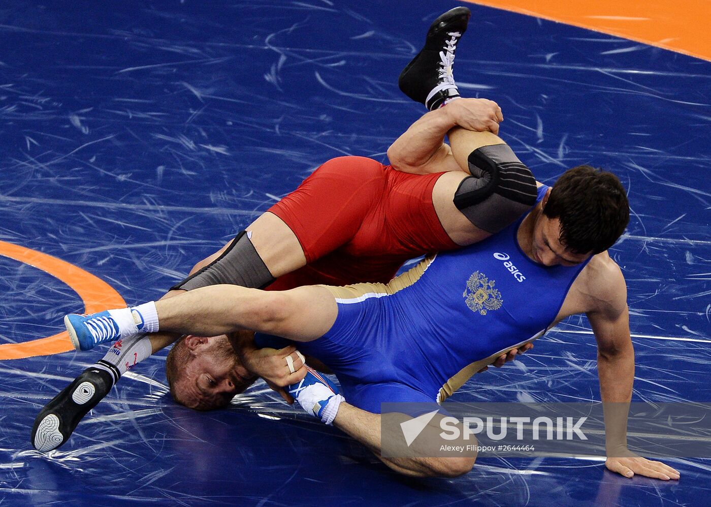 2015 European Games. Men's freestyle wrestling. Day 1