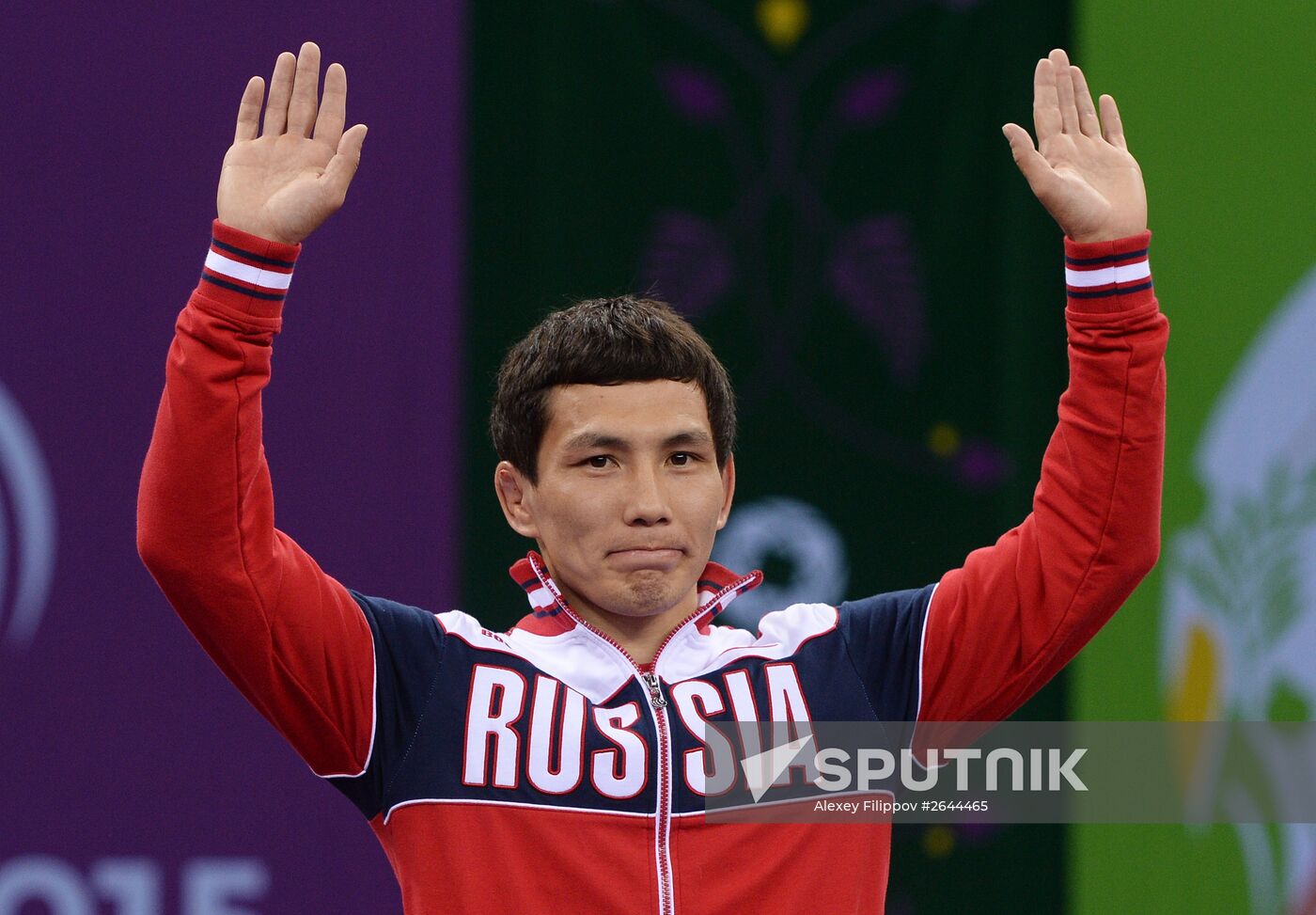2015 European Games. Men's freestyle wrestling. Day 1