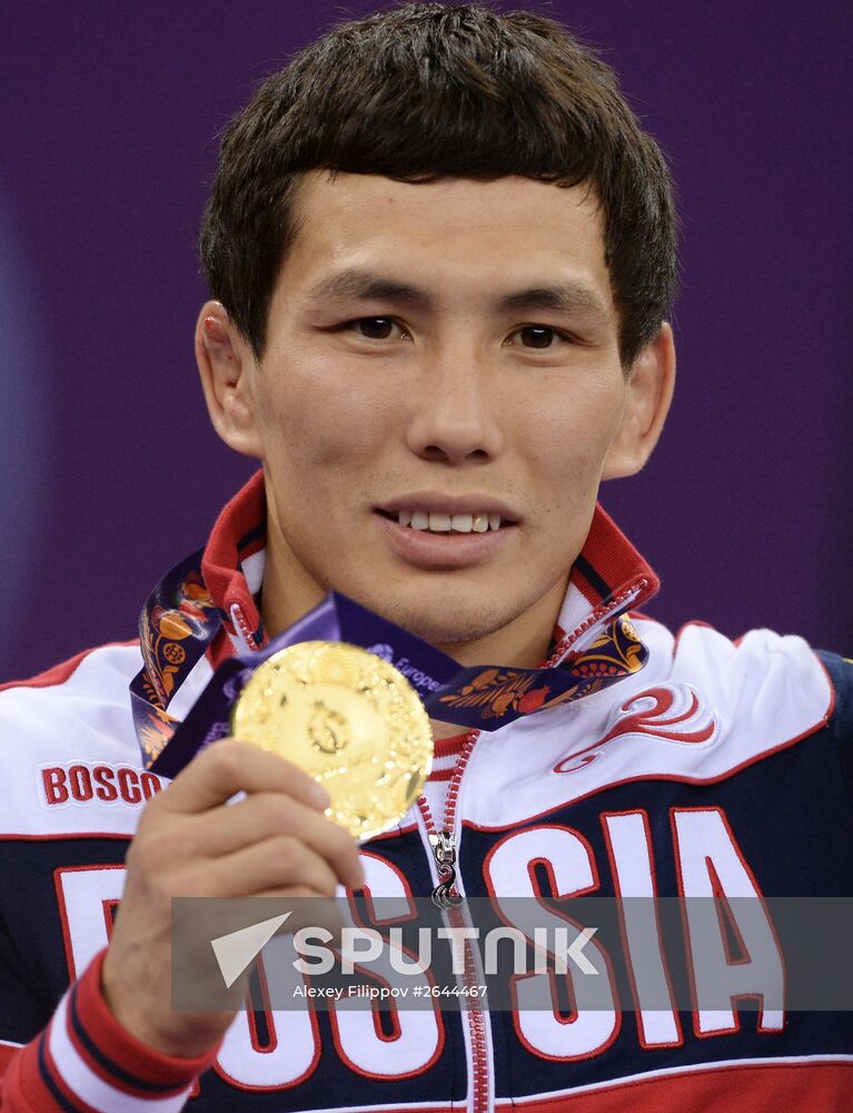 2015 European Games. Men's freestyle wrestling. Day 1