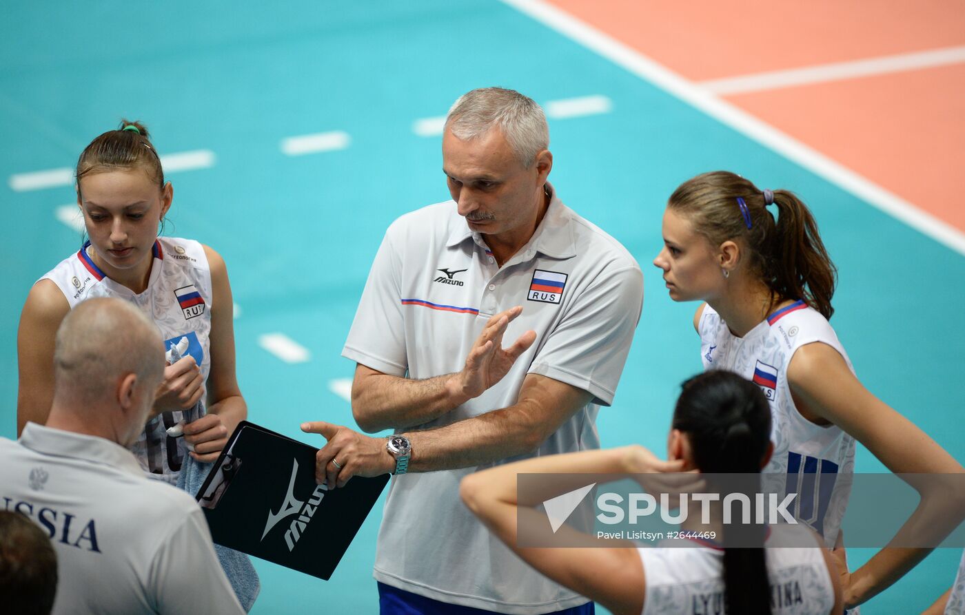 Boris Yeltsin Volleyball Cup. Russia vs. Israel