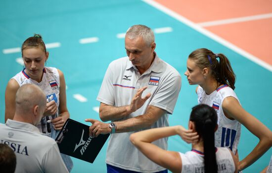 Boris Yeltsin Volleyball Cup. Russia vs. Israel