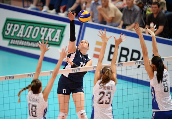 Boris Yeltsin Volleyball Cup. Russia vs. Israel