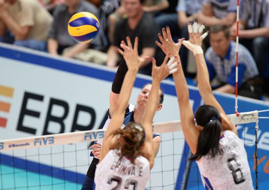 Boris Yeltsin Volleyball Cup. Russia vs. Israel