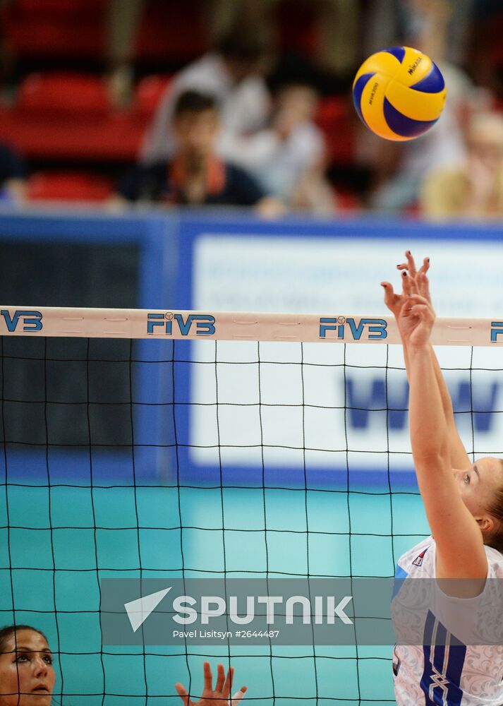 Boris Yeltsin Volleyball Cup. Russia vs. Israel