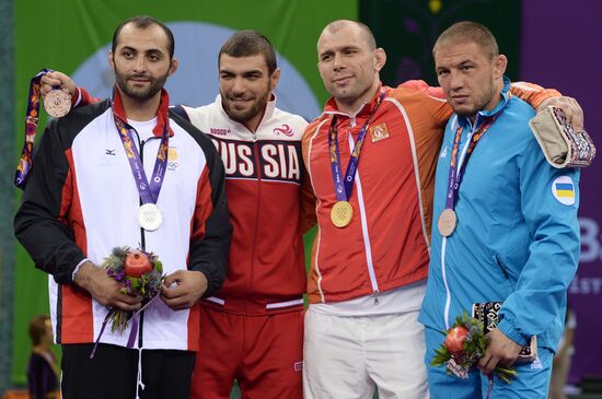 2015 European Games. Men's freestyle wrestling. Day 1