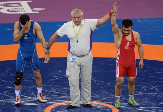 2015 European Games. Men's freestyle wrestling. Day 1