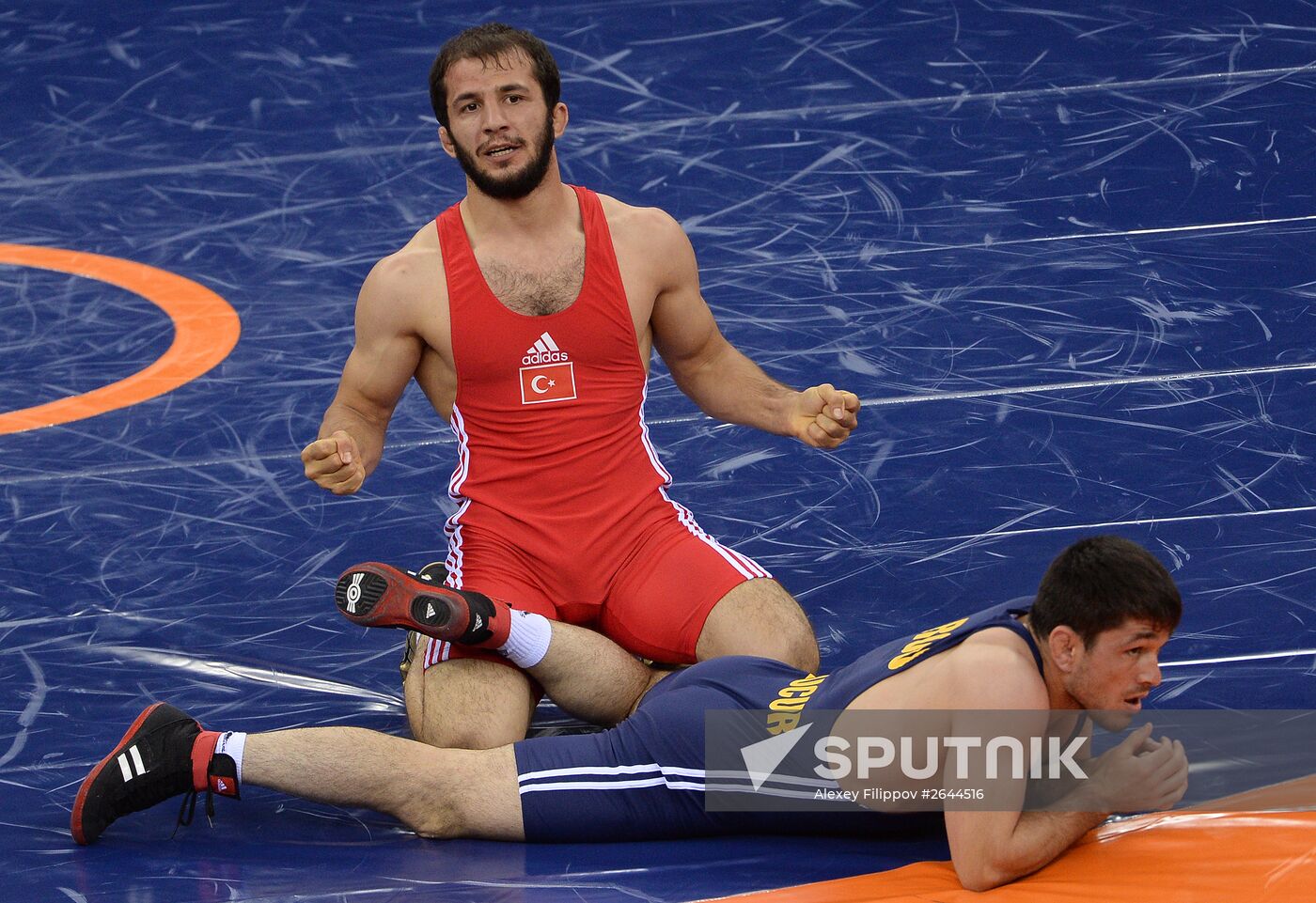2015 European Games. Men's freestyle wrestling. Day 1