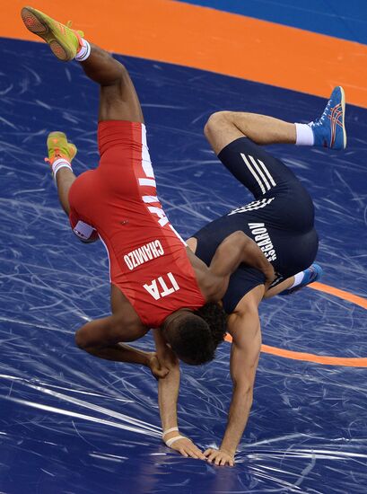2015 European Games. Men's freestyle wrestling. Day 1