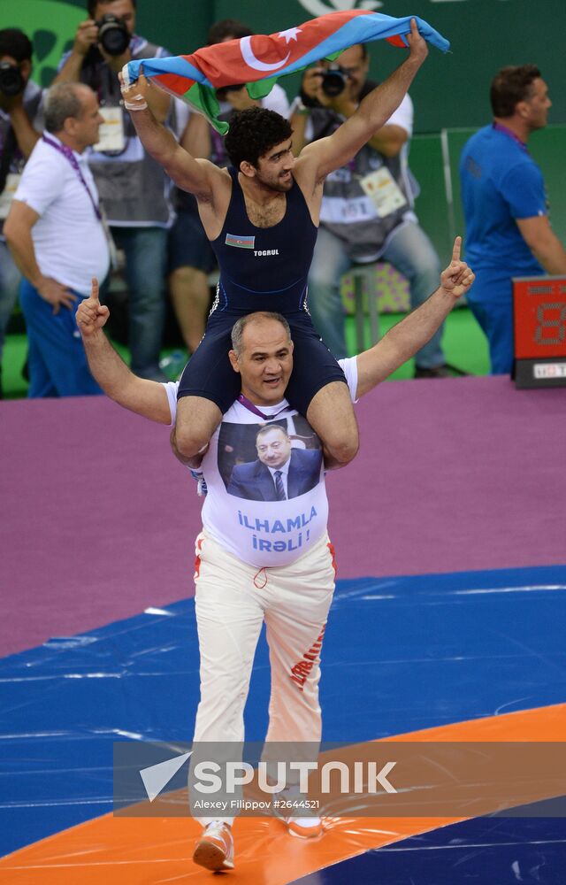 2015 European Games. Men's freestyle wrestling. Day 1