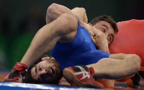 2015 European Games. Men's freestyle wrestling. Day 1