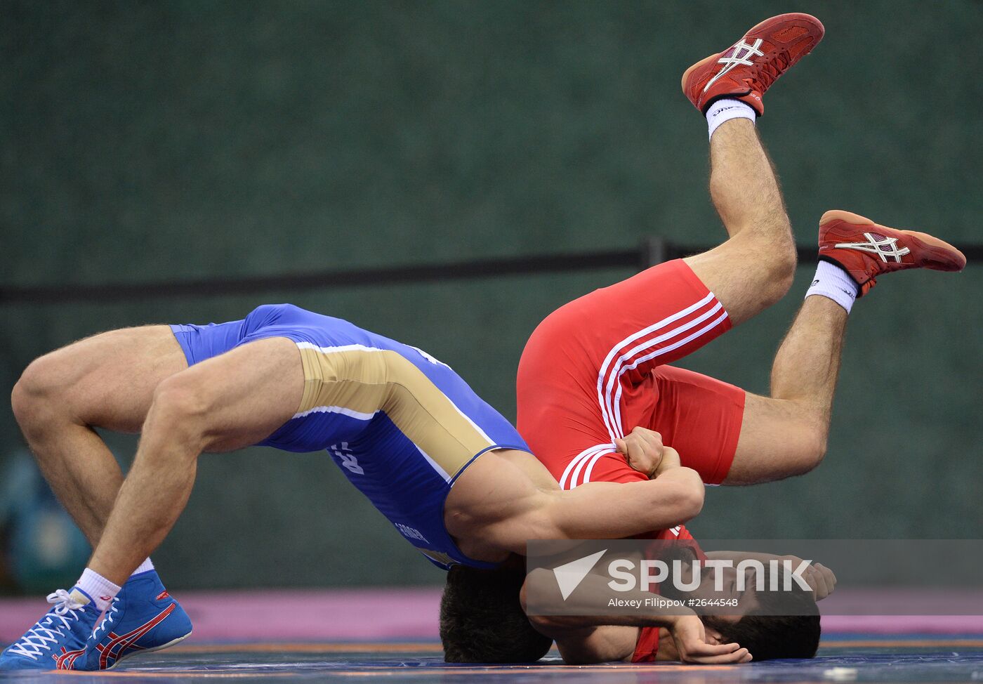 2015 European Games. Men's freestyle wrestling. Day 1