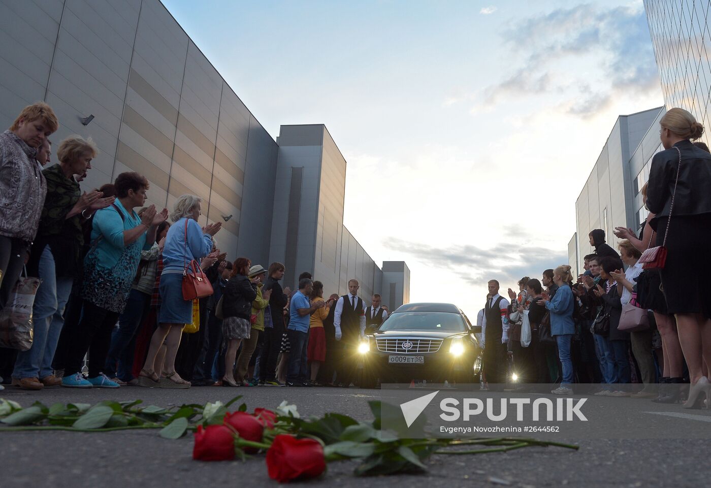 Paying last respects to Zhanna Friske