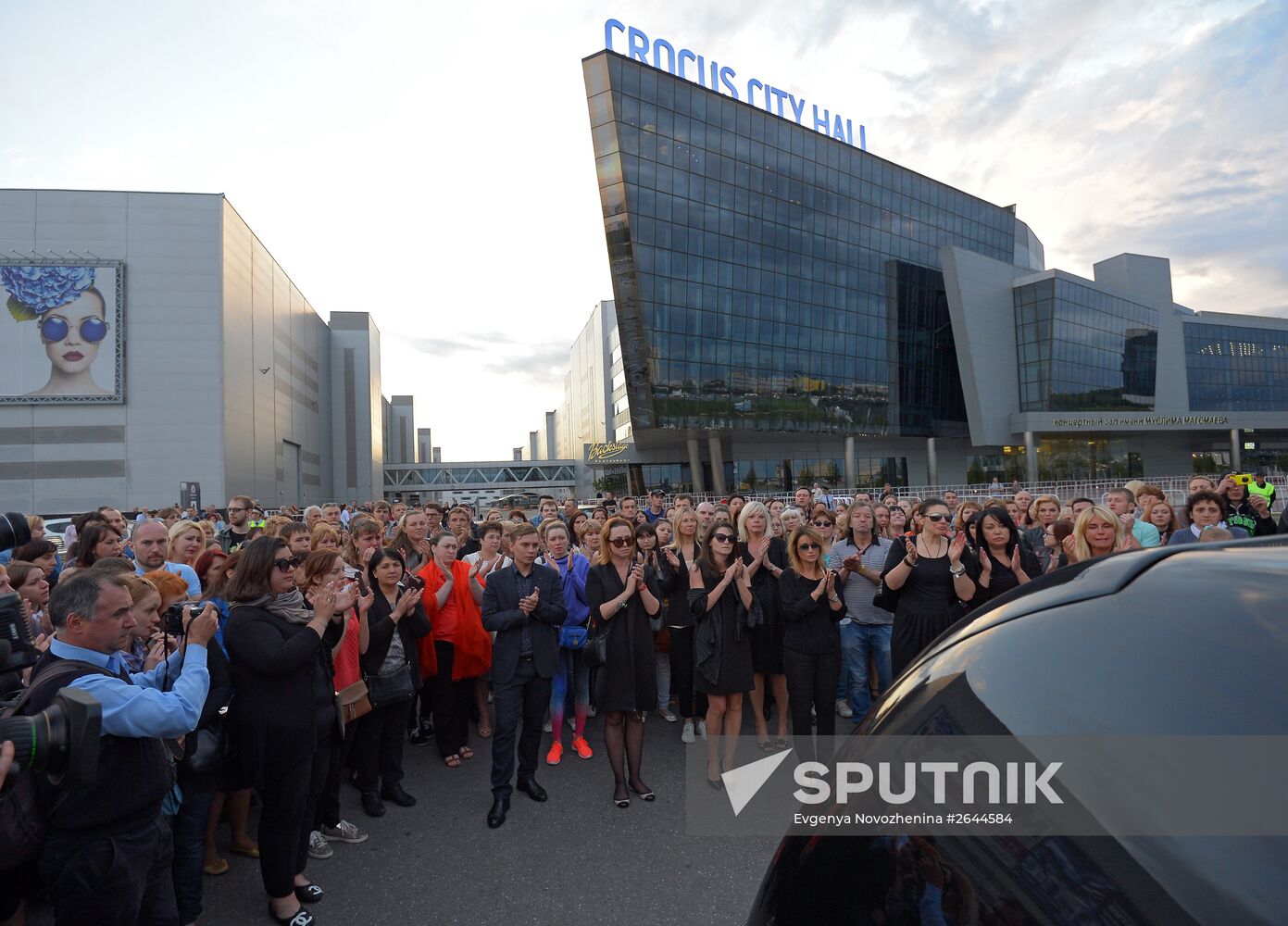Paying last respects to Zhanna Friske