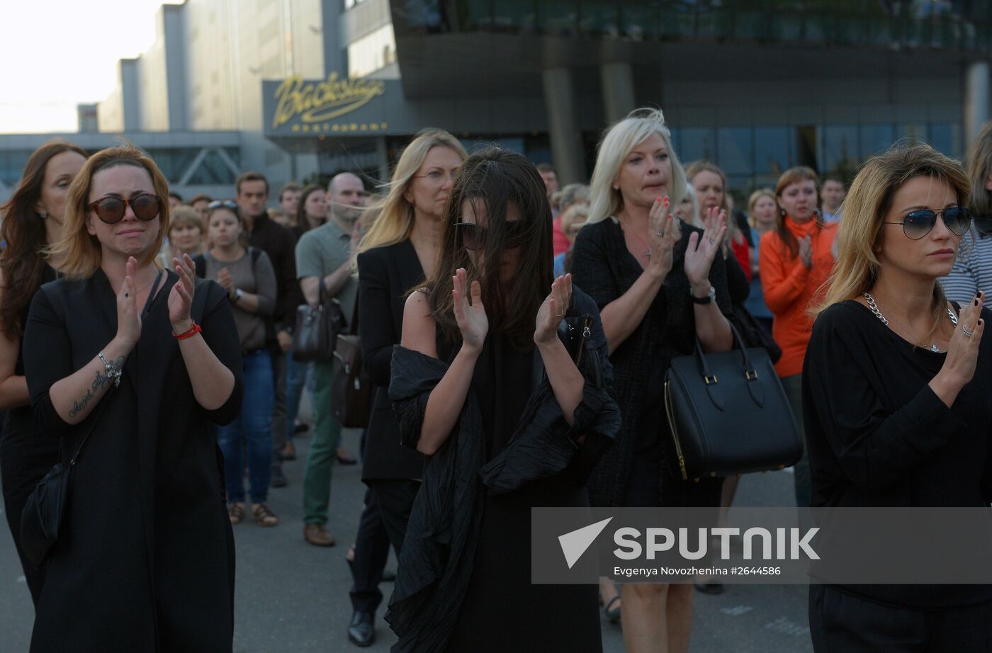 Paying last respects to Zhanna Friske