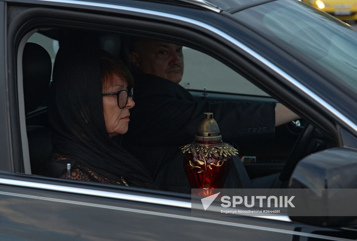 Paying last respects to Zhanna Friske