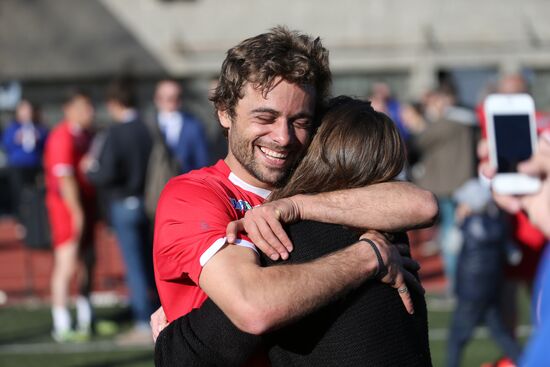 Art-Football sports and music festival held during In the Name of Kindness charitable event