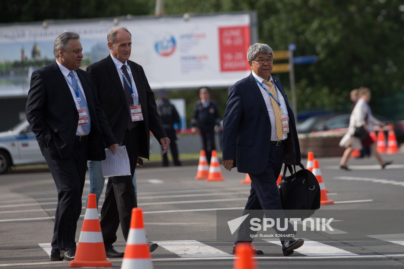 2015 St. Petersburg International Economic Forum (SPIEF). Day One