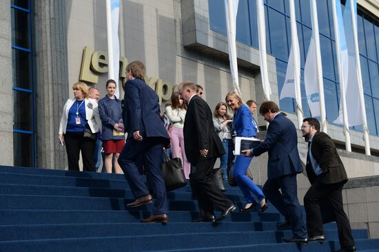 2015 St. Petersburg International Economic Forum (SPIEF). Day One