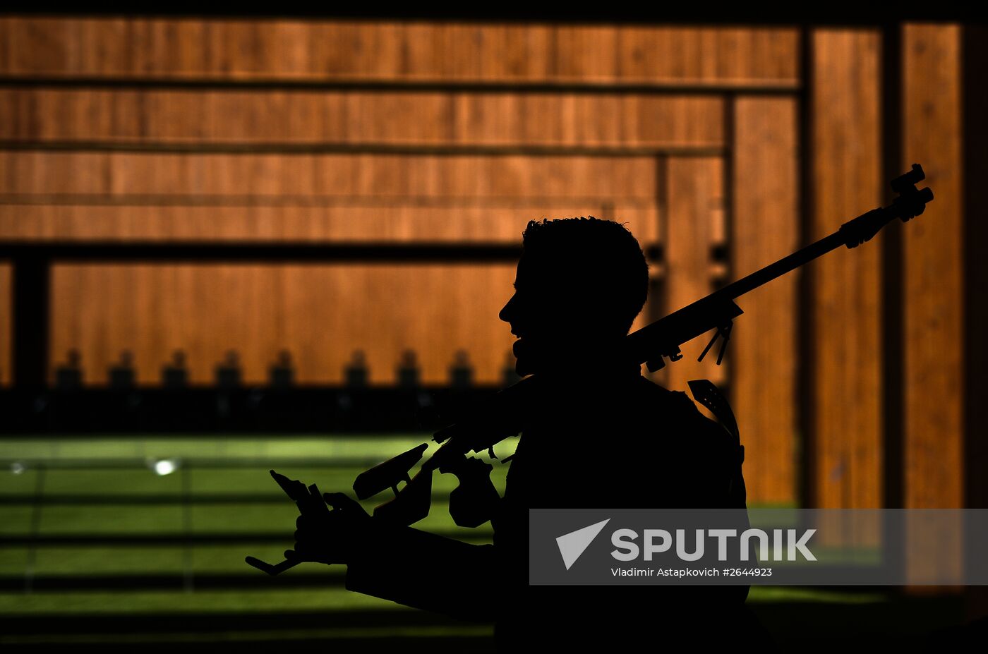 2015 European Games. Shooting. Men's rifle prone