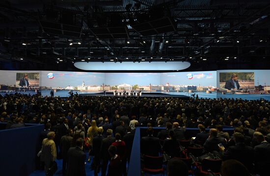 Opening of 2015 St. Petersburg International Economic Forum (SPIEF)