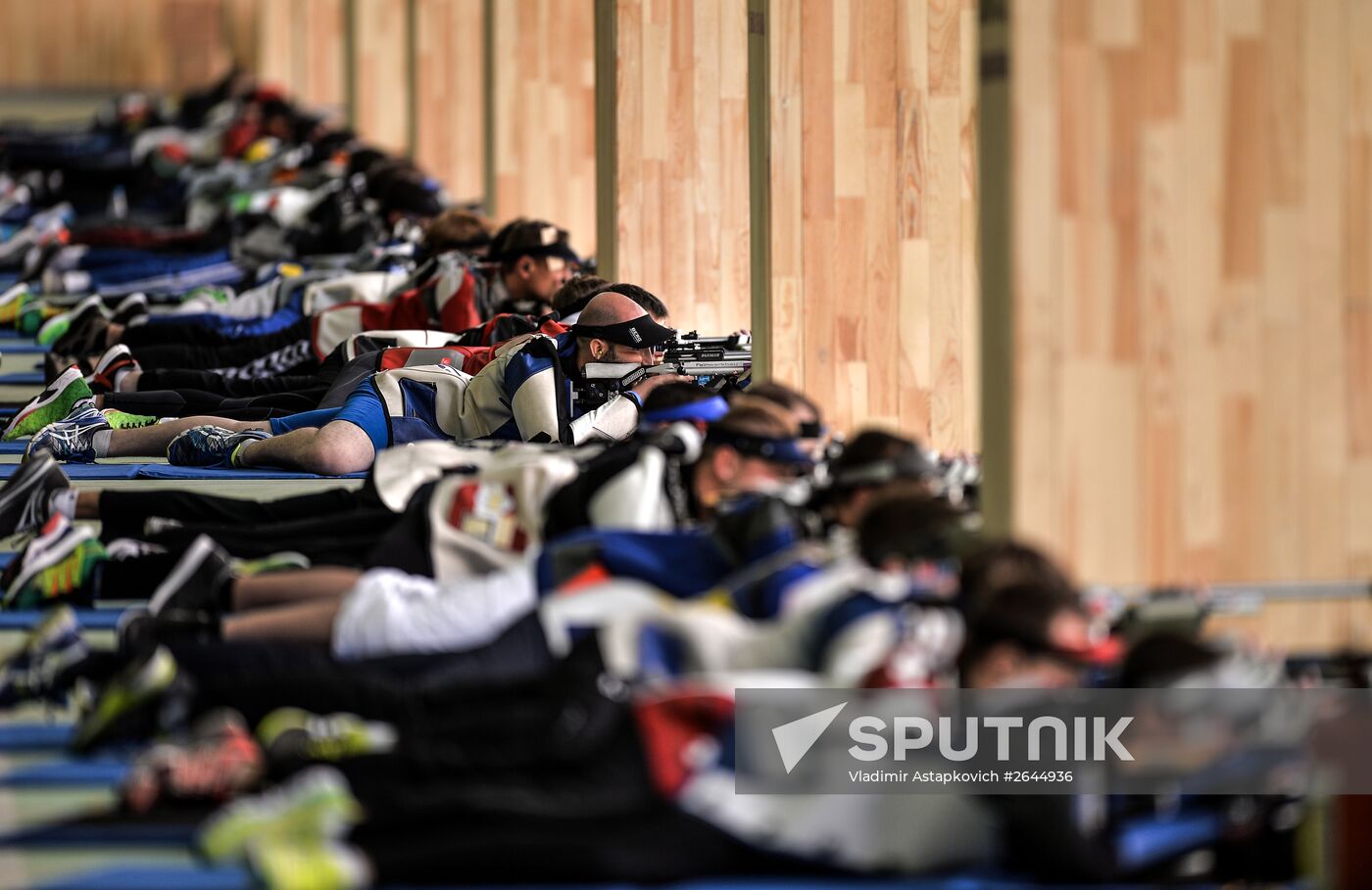 2015 European Games. Shooting. Men's rifle prone