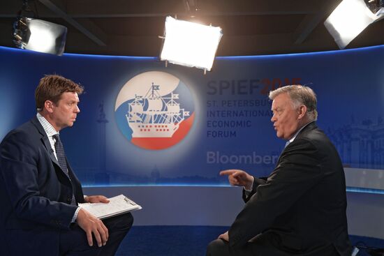 2015 St. Petersburg International Economic Forum (SPIEF). Day One