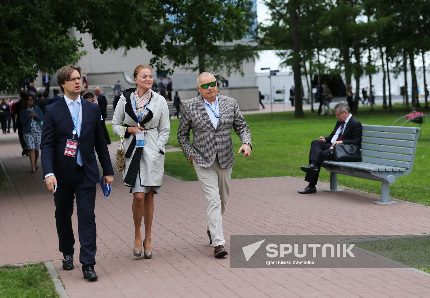 2015 St. Petersburg International Economic Forum (SPIEF). Day One