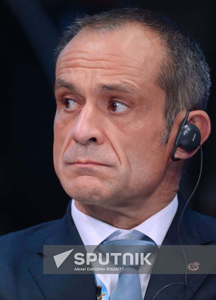 Business roundtable, Business Perspective on EU-EAEU as a Formula for Cooperation, at 2015 St.Petersburg International Economic Forum