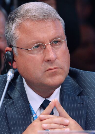 Business roundtable, Business Perspective on EU-EAEU as a Formula for Cooperation, at 2015 St.Petersburg International Economic Forum