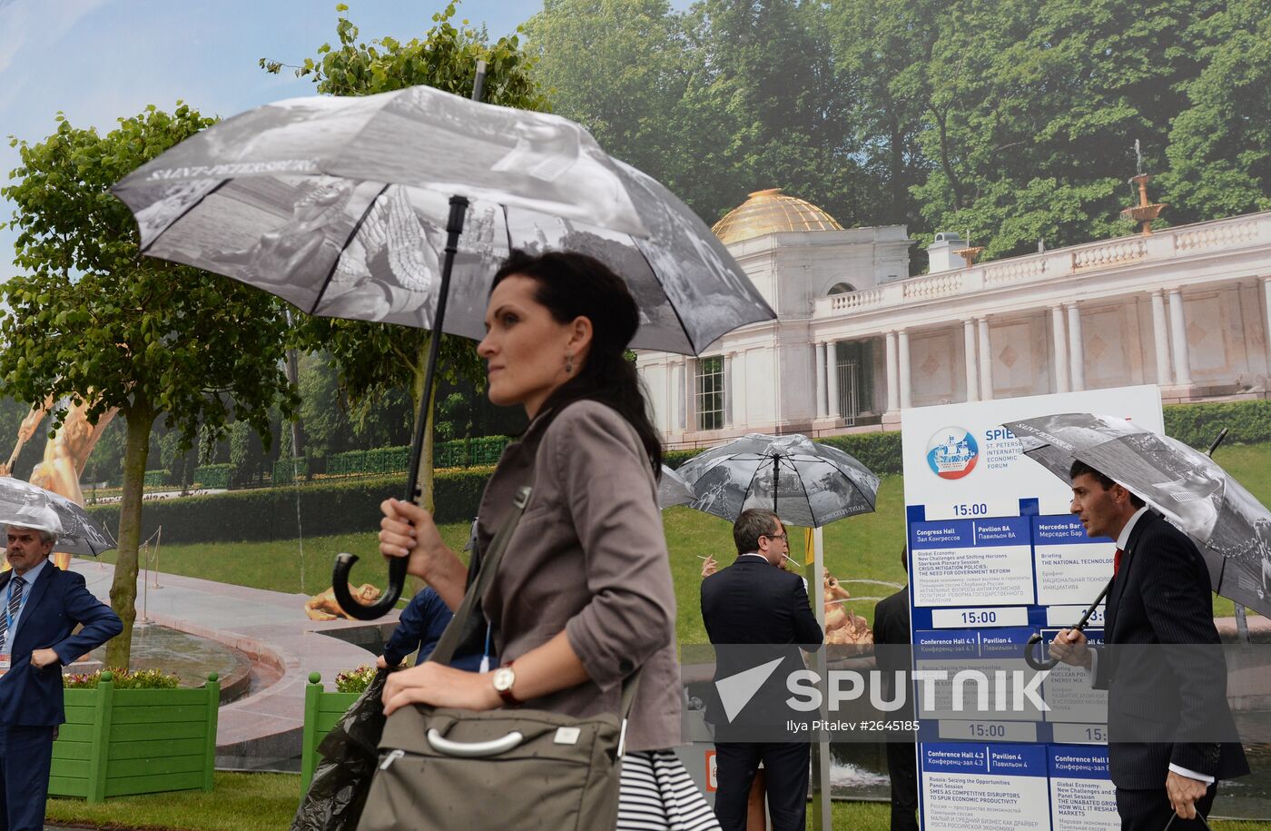 2015 St. Petersburg International Economic Forum (SPIEF). Day One
