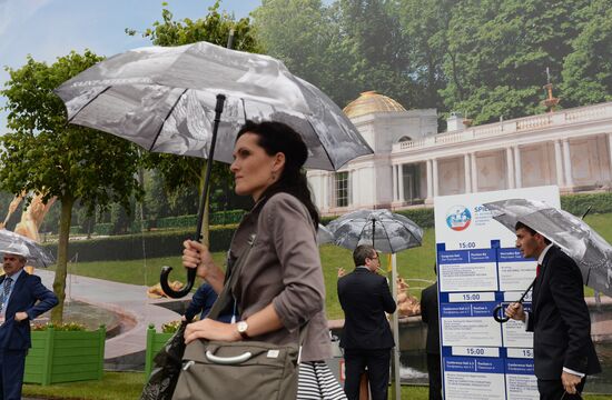 2015 St. Petersburg International Economic Forum (SPIEF). Day One